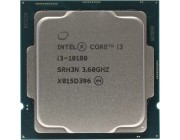 Intel® Core™ i3-10100, S1200, 3.6-4.3GHz (4C/8T), 6 Cache, Intel® UHD Graphics 630, 14nm 65W, tray