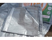  Тент защитн. тарпаулин. 120г/м2 SILVER  3* 5м (серебр.)