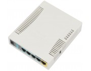 MikroTik RouterBOARD RB951Ui-2HnD, Wireless Router, 2.4GHz Dual chain, AP/Bridge/Station/WDS, 802.11b/g/n, 1 WAN + 4 LAN, USB, internal antenna, Wireless chip model AR9344 600MHz, RAM 128MB, PoE in, PoE out (Ether5), RouterOS