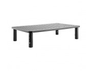 Gembird MS-TABLE-01,  Adjustable monitor stand (rectangle), 20 kg, 370 x 235 x 120 mm, Height range: 100/120/140 mm