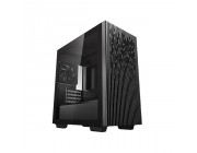 DEEPCOOL  MATREXX 40 Micro-ATX Case with Side-Window, without PSU, Pre-installed: Rear: 1x120mm DC fan, VGA Length Limit: 320mm, support cable management, 2x 2.5 Drive Bays, 2x 3.5 Drive Bays,1xUSB3.0, 1xUSB2.0, Audio, Black