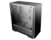 DEEPCOOL MATREXX 50 ATX Case, with Side-Window Tempered Glass Side & Front panel, without PSU, Tool-less, 1x120mm fans pre-installed, 1xUSB3.0, 2xUSB2.0 /Audio, Black