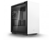 DEEPCOOL MACUBE 110 WH Micro-ATX Case, with Side-Window (Tempered Glass Side Panel), without PSU, Tool-less, 1 fans pre-installed (1x120mm DC fan), 2xUSB3.0, 1xAudio, White
