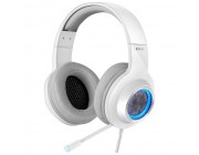 Edifier G4 White / Gaming On -ear headphones with microphone, 7.1 , Vibration for a more immersive experience, Built -in retractable microphone, RGB light, Noise isolating, Dynamic driver 40 mm, Frequency response 20 Hz -20 kHz, USB