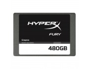 2.5 inch SSD 480GB  Kingston HyperX FURY 3D, SATAIII, Sequential Reads: 500 MB/s, Sequential Writes: 500 MB/s, Max Random 4k: Read: 84,000 IOPS / Write: 52,000 IOPS, 7mm, Controller Silicon Motion SM2258XT, 3D NAND TLC