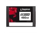2.5 inch SSD 480GB  Kingston DC500R Data Center Enterprise, SATAIII, Read-centric, 24/7, SED, PLP, Sequential Reads:555 MB/s, Sequential Writes:500 MB/s, Steady-state 4k: Read: 98,000 IOPS / Write: 12,000 IOPS, 7mm, Phison PS3112-S12DC, 3D NAND TLC