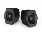Edifier Gaming G2000 Black, 2x16W RMS, Bluetooth, 12 light effects enhance the gaming experience, Bluetooth/USB sound card/AUX input available