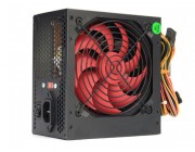PSU HPC ATX-550W, 12cm Red fan, 24 pin (with nylon cover), 1x 8pin(4+4), 1x PCI-E 6pin,  3x SATA, 2x IDE, black cover, 1.2m EU-plug cable, Black