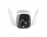 Outdoor IP Security Camera  TP-LINK Tapo TC65, White, (2304 x 1296) Ultra-High Definition, Wired or Wi-Fi, IP66 Weatherproof, Two-Way Audio, Motion Detection and Notifications, Infrared Night Vision Sensor, MicroSD up to 128GB
