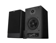 SVEN MC-30 Black,  2.0 / 2x100W RMS, D-CLASS AMPLIFIER WITH DSP, remote control, dimensions 225x255x355 mm, black, wooden.