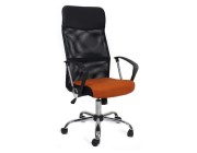 F-63~ Black+Orange // Офисные стулья