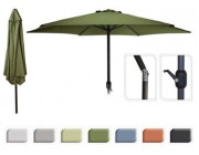 Зонт для террасы D2.7m, нога со сгибом, 6 спиц, 7 цветов