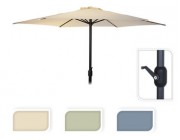 Зонт для террасы D3m, нога со сгибом, 6 спиц