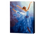 Картина по номерам (без упаковки)   Воздушная балерина