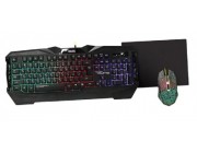 Gaming Keyboard & Mouse & Mouse Pad Qumo Solaris, Anti Ghosting, Backligh, Black, USB
.