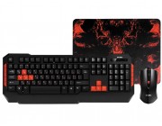 Gaming Keyboard & Mouse & Mouse Pad SVEN GS-9200, Multimedia, Spill resistant, WinLock Black, USB
.