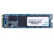 .M.2 NVMe SSD     256GB  Apacer AS2280P4 [PCIe 3.0 x4, R/W:1800/1100MB/s, 190K/180K IOPS, 3D TLC]
