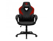 Gaming Chair ThunderX3 DC1  Black/Red, User max load up to 150kg / height 165-180cm
