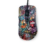 Gaming Mouse Qumo Splash, Optical,1200-3200 dpi, 6 buttons, Soft Touch, 7 color backlight, USB
