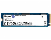 M.2 NVMe SSD 1.0TB Kingston NV2, Interface: PCIe4.0 x4 / NVMe1.3, M2 Type 2280 form factor, Sequential Reads 3500 MB/s, Sequential Writes 2100 MB/s, Phison E19T controller, TBW: 320TB, 3D QLC NAND flash