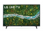 43" LED TV LG 43UP77026LB, Black (3840x2160 UHD, SMART TV, DVB-T2/C/S2)