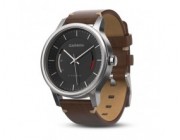 Garmin vivomove Premium Stainless Steel with Leather Band