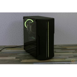 XILENCE "X512.RGB" ATX Case, with Side-Window, Tempered Glass Side, without PSU, A-RGB FAN control board, 1x120mm A -RGB fans pre-installed, 2xUSB3.0, 1xUSB2.0 HD Audio (Microphone + Audio), Custom Space for Logo, Black