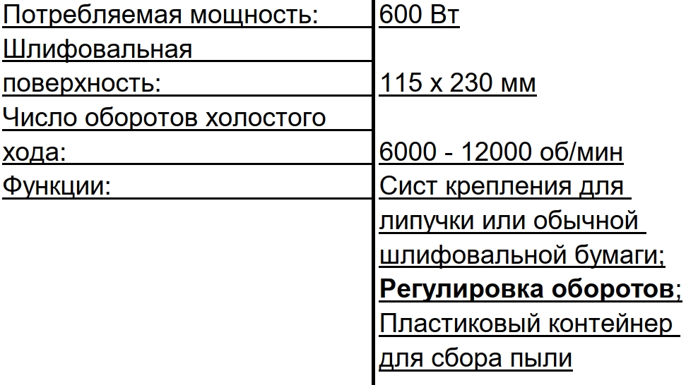 Вибрационная шлифмашина Start PRO SVM-600