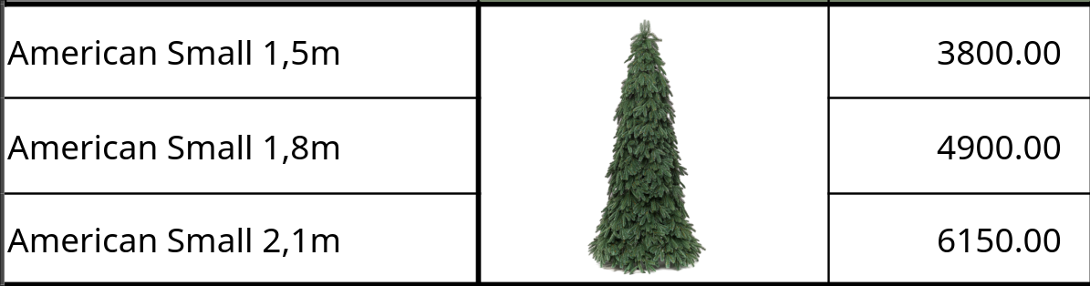 Искусственные ёлки American Small | 1.5m — 1.8m — 2.1m |
