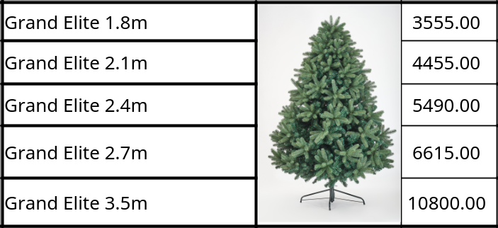 Искусственные ёлки Grand Elite | 1.5m — 1.8m — 2.1m — 2.4m — 2.7m — 3.0m |