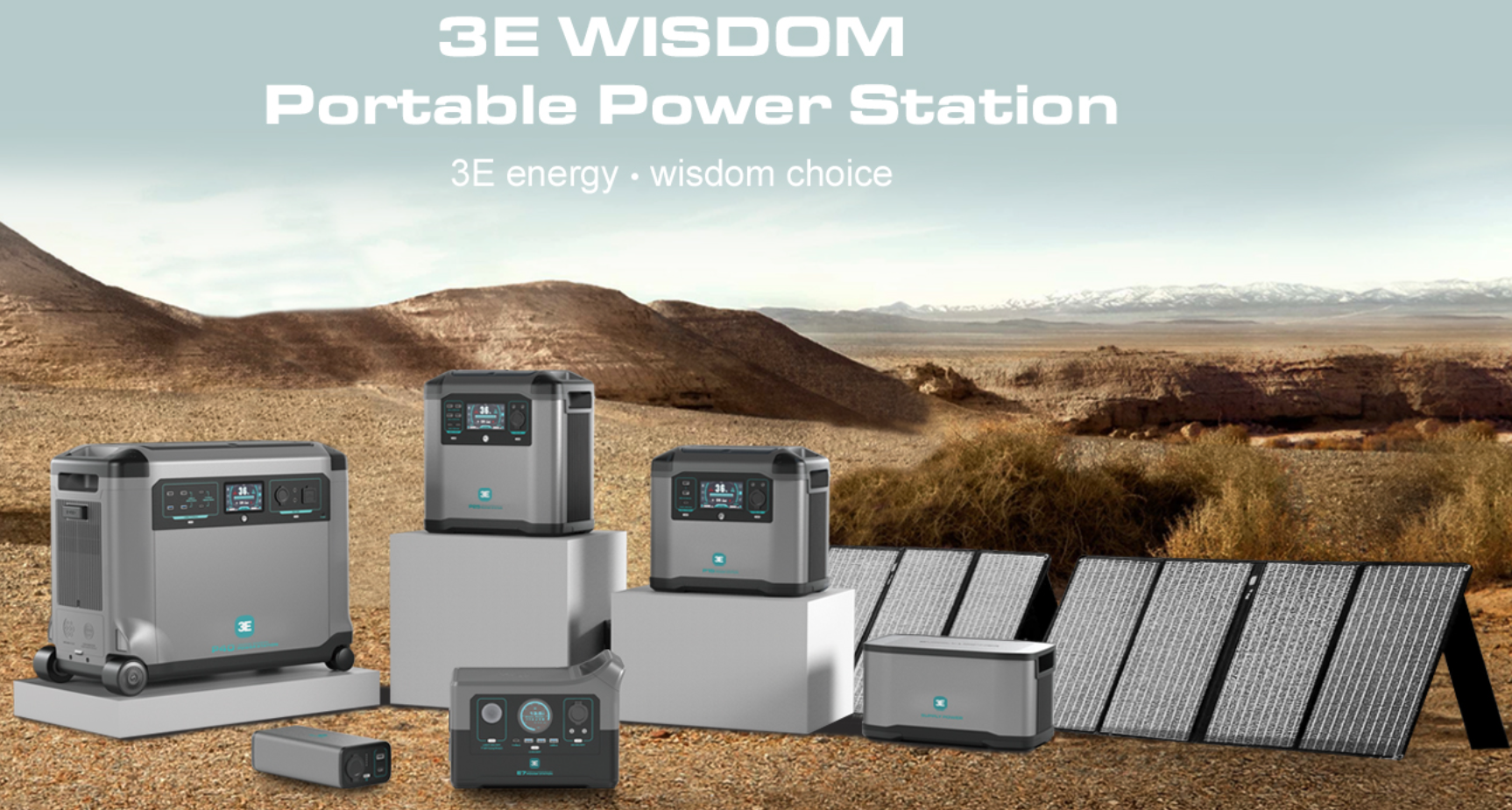 Portable Power Station 3E P25 — 2000W / 1573Wh