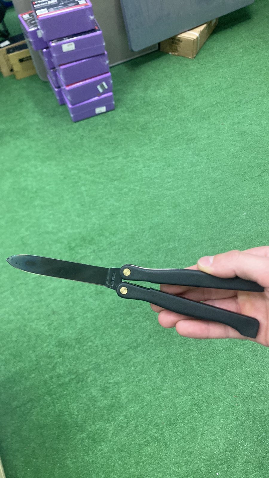 425 BB FOX Stainless Steel 440 Black Blade