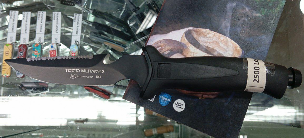 641 FOX KNIFE DIVING FIXED BLADE 420C