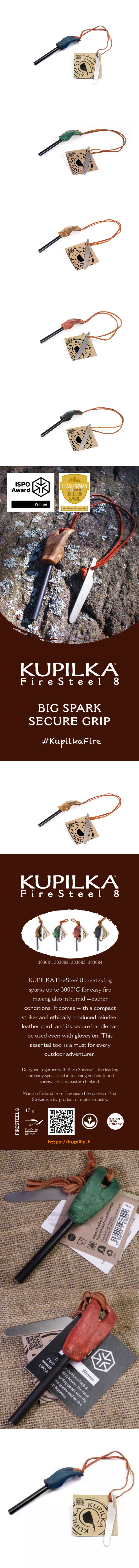 978417 FS8B-KUPILKA Огниво FireSteel 8 original