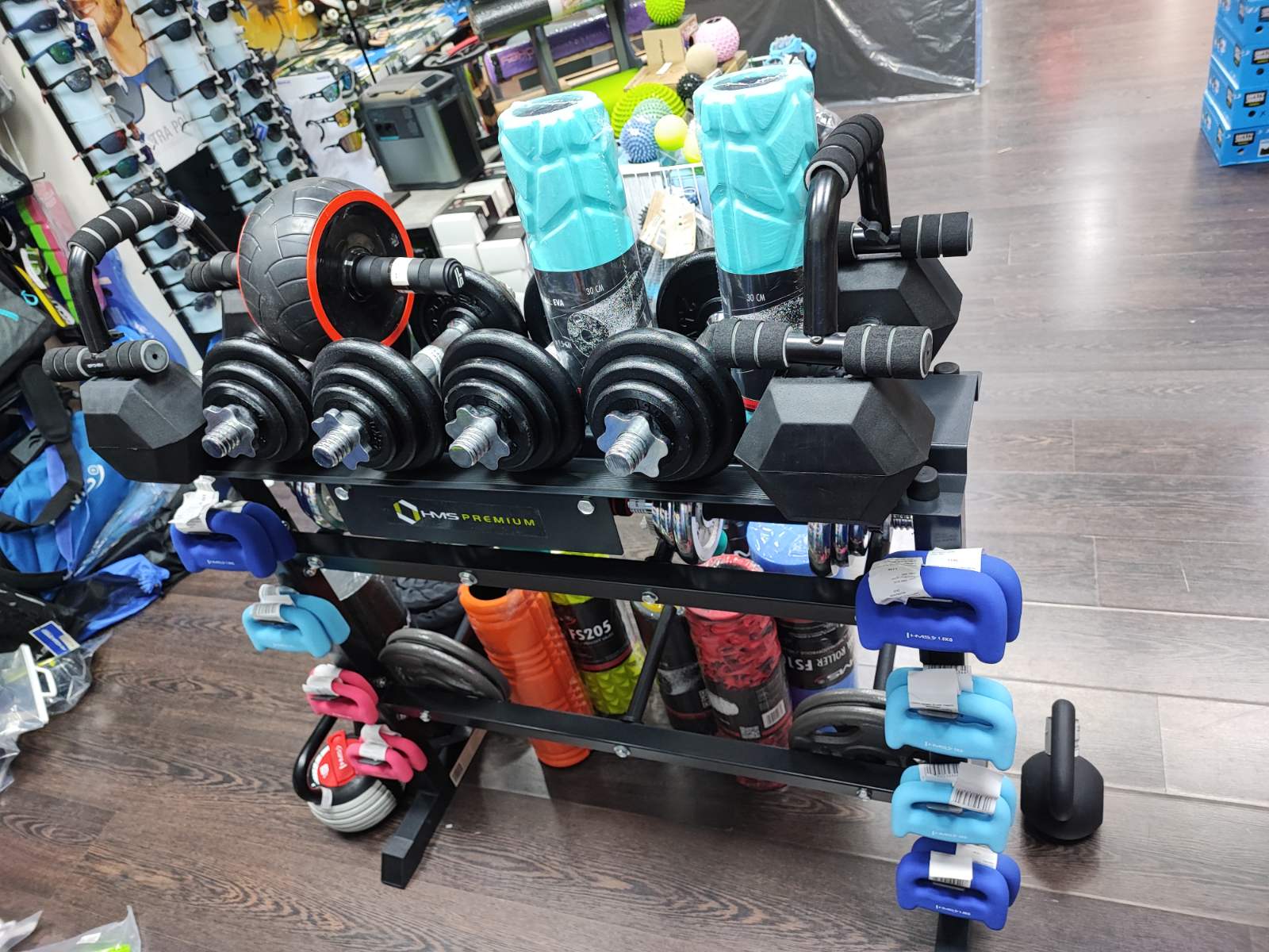 Suport pentru haltere și bare STR12 HMS PREMIUM