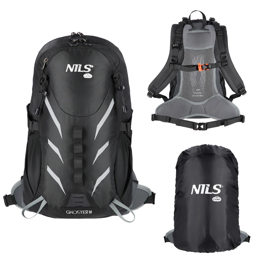 NC1942 Abisal BACKPACK TOURIST BLACK GHOSTER 20L NILS CAMP