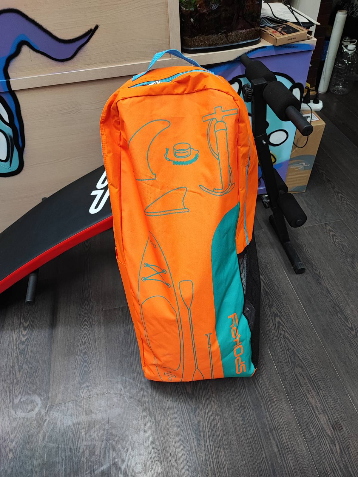 941326 Spokey SUP д/плавания 275 см DESKA BOARDI