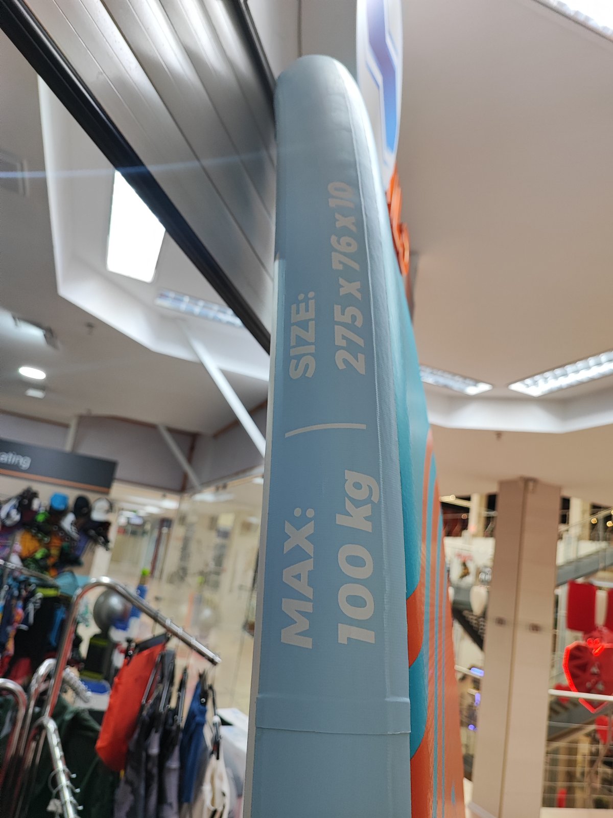 941326 Spokey SUP д/плавания 275 см DESKA BOARDI
