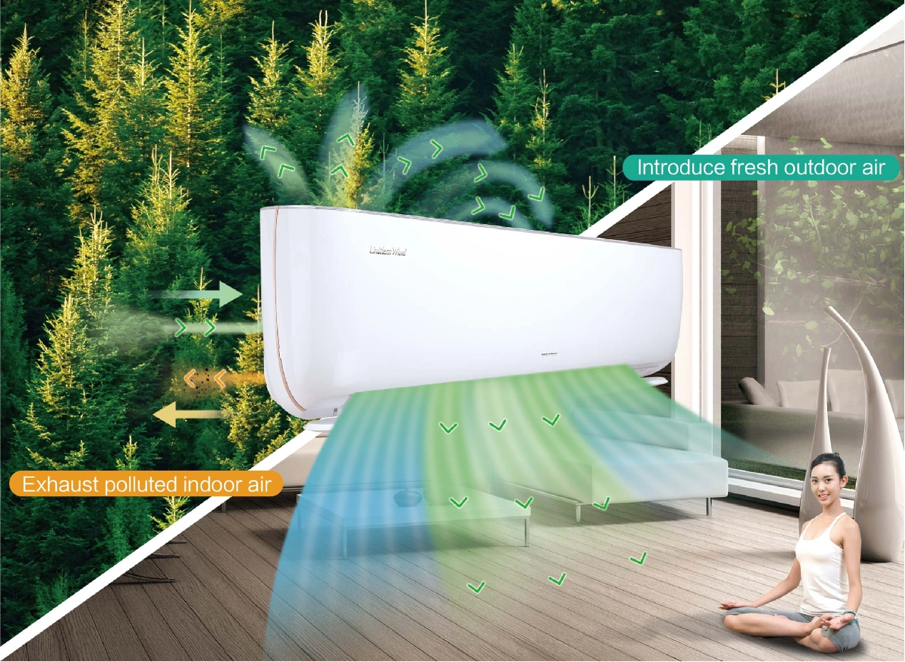 Кондиционер GREE FRE AIR Inverter R32 WI FI, для 30/40 m2 фото