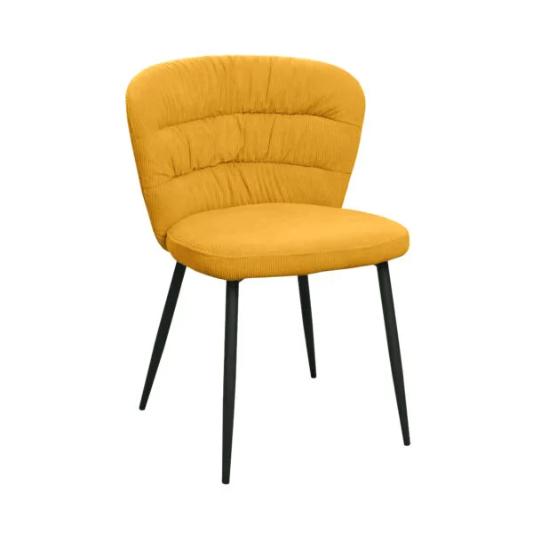 Scaun Escada Yellow CY-05 Descoperiți confortul și stilul cu scaunul Escada Yellow CY-05, ideal pentru orice bucătărie. Tapițat cu velvet delicat și dotat cu picioare metalice rezistente, acest scaun aduce o nuanță vibrantă de galben în căminul dumneavoastră. Dimensiuni ideale pentru relaxare!