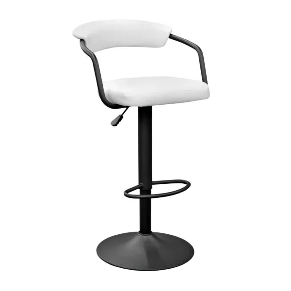 Барный Стул SB-31 WhitePU+Black Leg Барный стул SB-31 White - стильный и удобный аксессуар для вашей кухни. Сиденье из фанеры с полиуретановой прослойкой, обтянутое искусственной кожей. Металлическое основание с защитой от царапин, спинка для поддержки. Легкая сборка и максимальная нагрузка 120 кг.