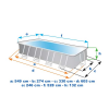 INTEX Бассейн ULTRA XTR FRAME 549х274х132 см, 17203Л, металлический каркас, фильтрующим насосом