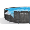 INTEX Бассейн GREYWOOD PRISM FRAME PREMIUM 457×122см, 16805Л, металлический каркас, с фильтрующим насосом