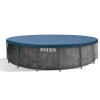 INTEX Бассейн GREYWOOD PRISM FRAME PREMIUM 549х122см, 24311Л, металлический каркас, с фильтрующим насосом