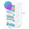 INTEX, CHEVRON PRISM FRAME PREMIUM POOL 488 x122 cm, 19156 L, cadru metalic