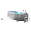 INTEX Бассейн PRISM FRAME OVAL 503х274×122см, 13365Л, металлический каркас, с фильтрующим насосом