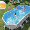 INTEX Бассейн PRISM FRAME OVAL 610х305×122см, 18202Л, металлический каркас, с фильтрующим насосом
