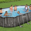 Bestway Бассейн STEEL PRO MAX Oval 610х366х122 см, 20241Л, металлический каркас