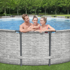Bestway Бассейн STEEL PRO MAX Round 549х122 см, 23062 Л, металлический каркас