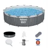 Bestway Бассейн STEEL PRO MAX 457×107 см, 14970л, металлический каркас, подсветка